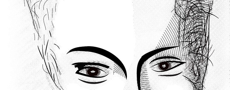 she looks at you allways
